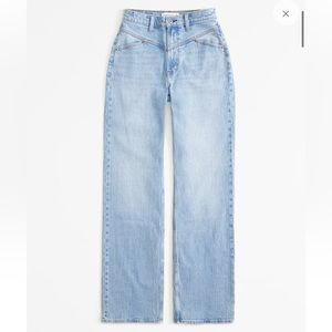 Abercrombie & Fitch Curve Love High Rise 90s Relaxed Jean
